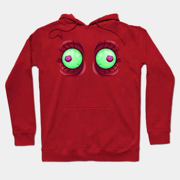 Crazy Eyes Hoodie by ArtisticDyslexia